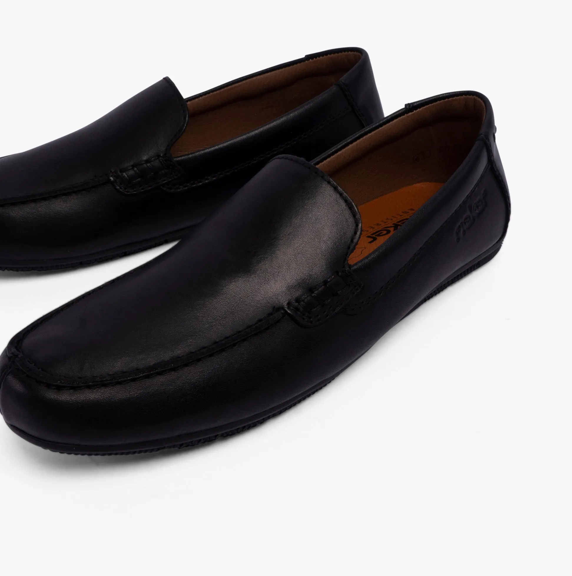 09557-00 Mens Loafers Black