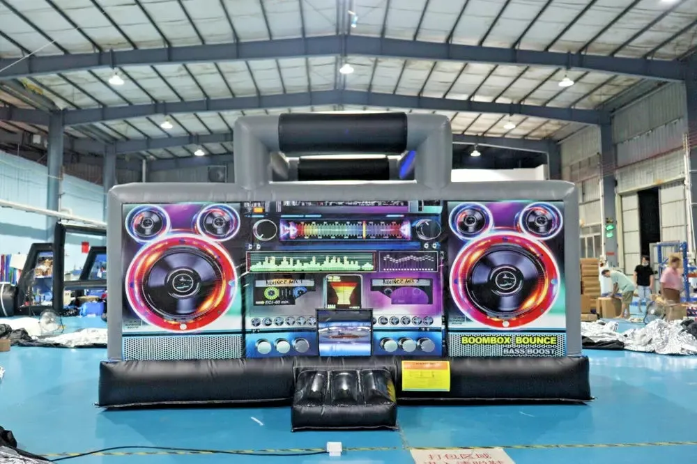 16FT Inflatable Boom Box Bounce House Jumping Bouncy Castle Moon Walk