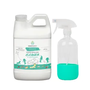 64oz Hydrogen Peroxide based Cleaner & Stain Remover with Reusable Glass Bottle