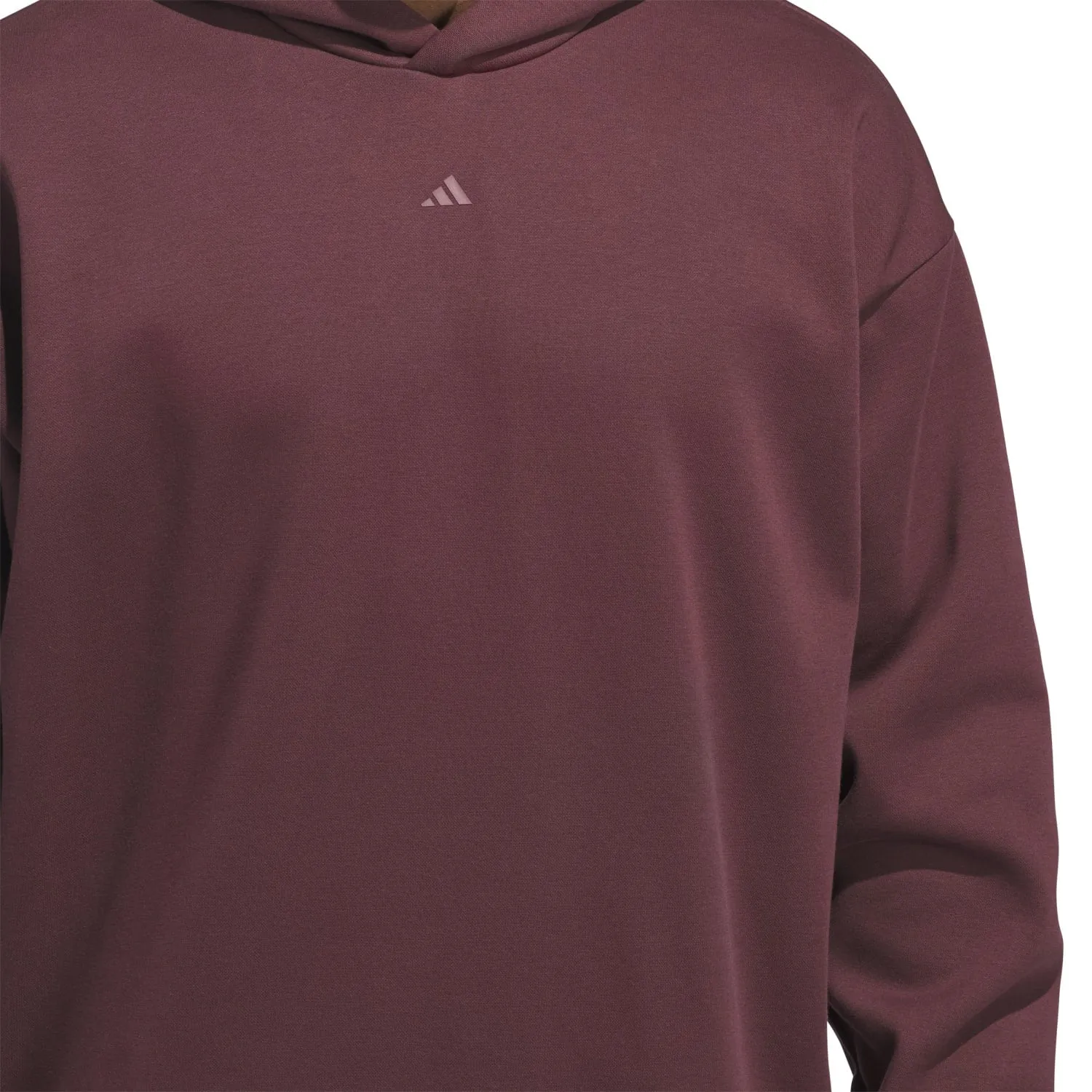 Adidas Unisex Basketball Fleece Hoodie Aurora Ruby JD6145