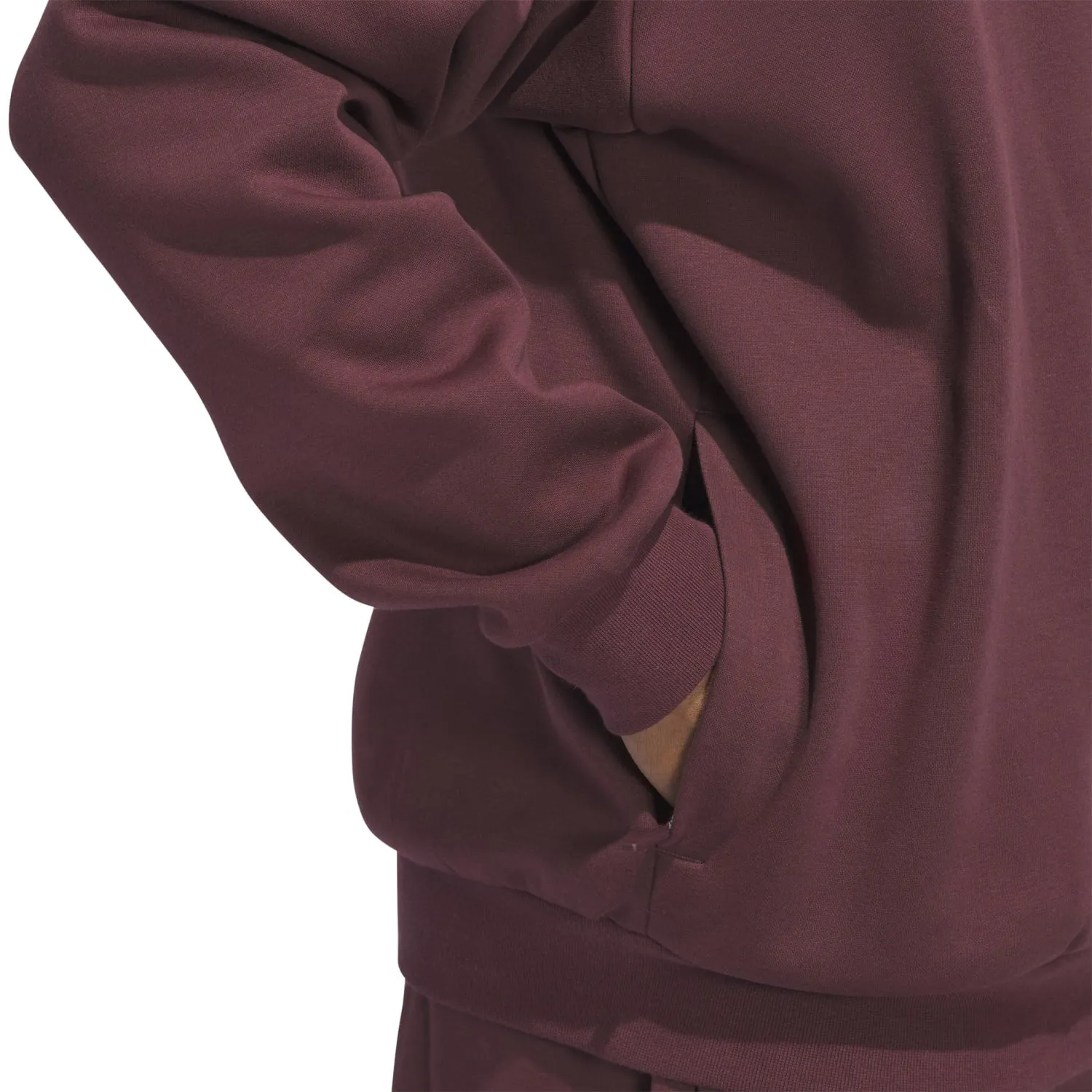 Adidas Unisex Basketball Fleece Hoodie Aurora Ruby JD6145