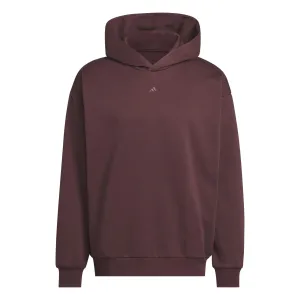 Adidas Unisex Basketball Fleece Hoodie Aurora Ruby JD6145