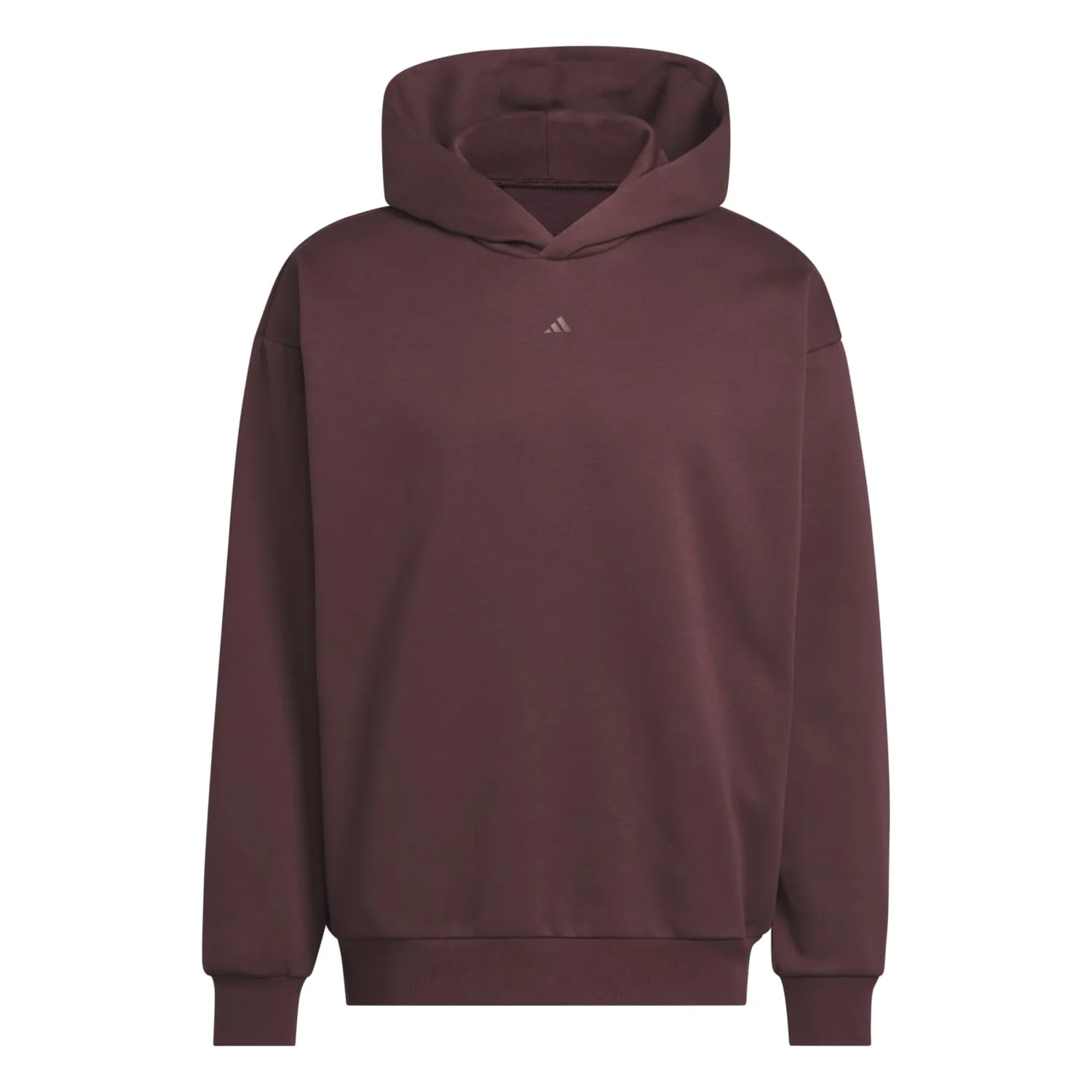 Adidas Unisex Basketball Fleece Hoodie Aurora Ruby JD6145