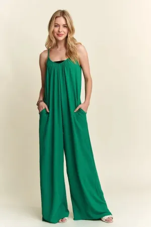 ADORA Wide Leg Casual Cami Jumpsuit