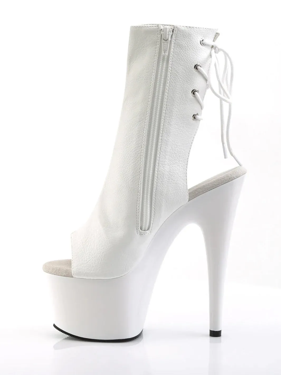 ADORE-1018 - WHITE VEGAN LEATHER ✰ PRE ORDER ✰