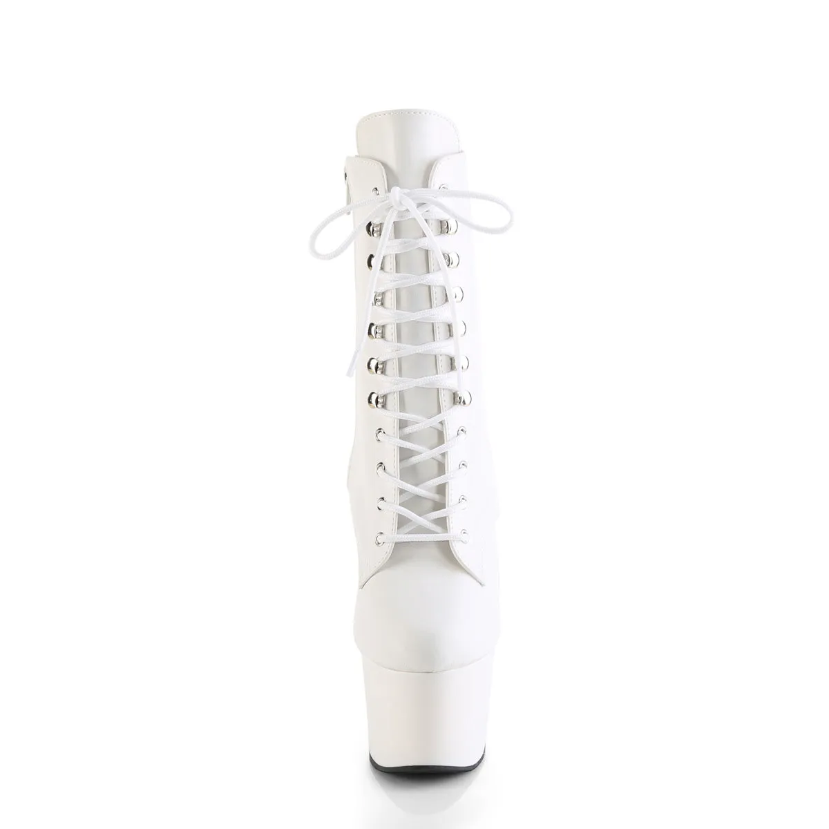 ADORE-1020  White Faux Leather/White Matte