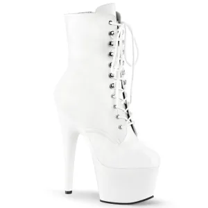 ADORE-1020  White Faux Leather/White Matte