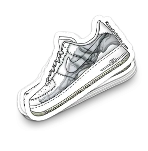 Air Force 1 Low "Skeleton White" Sneaker Sticker