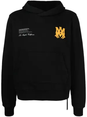 AMIRI logo-print cotton hoodie