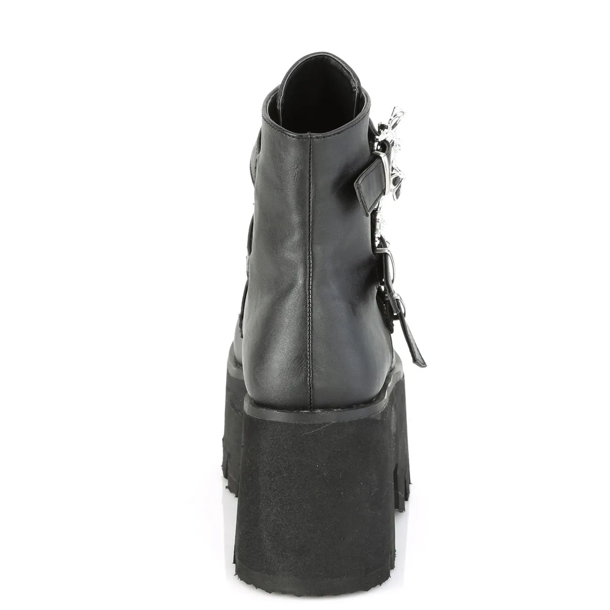 ASHES-55  Black Vegan Leather