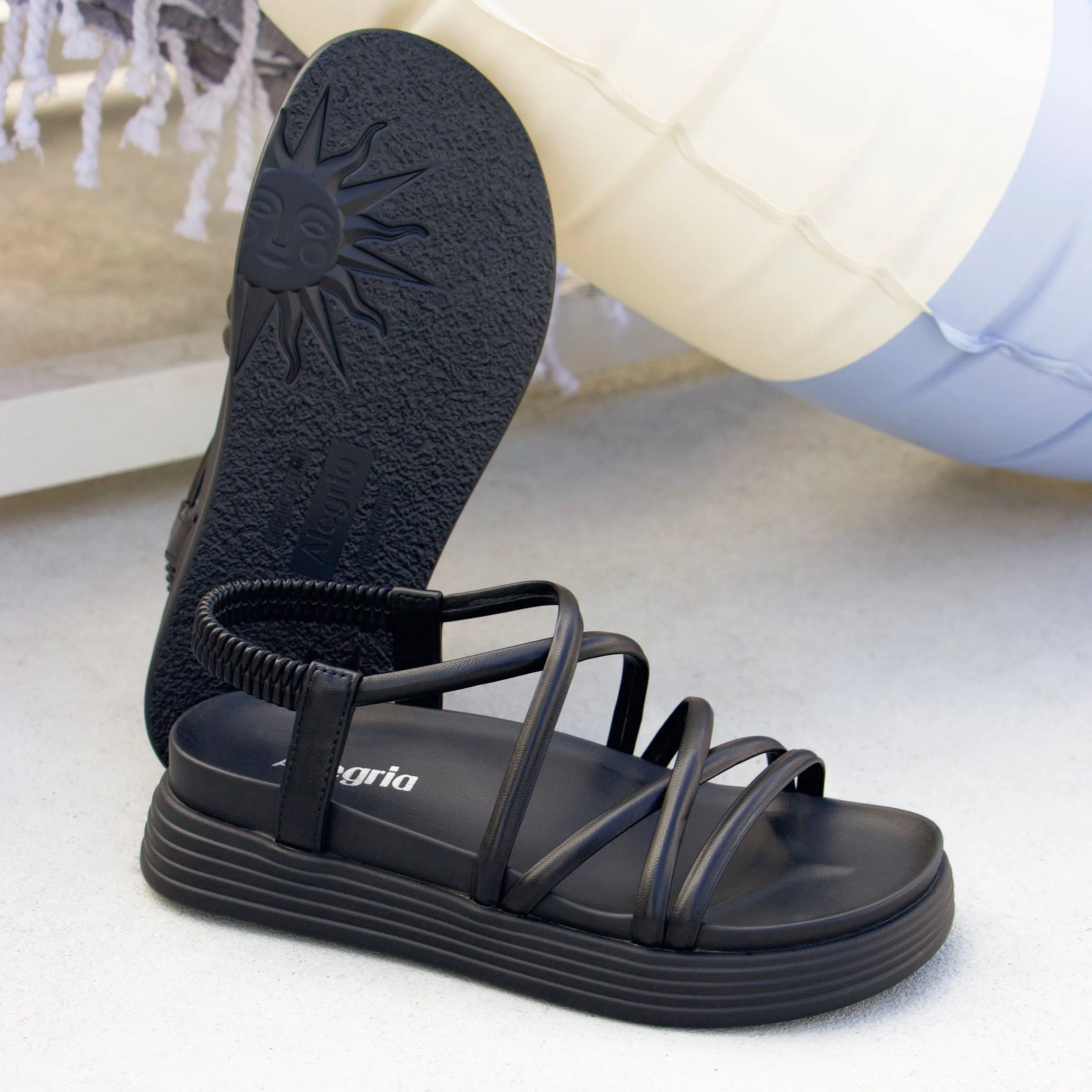 Audie Caviar Sandal - ADE-6515