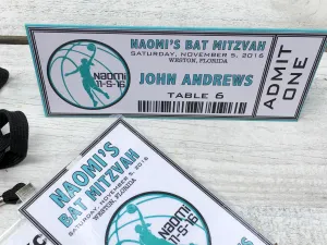 Basketball Seating Cards