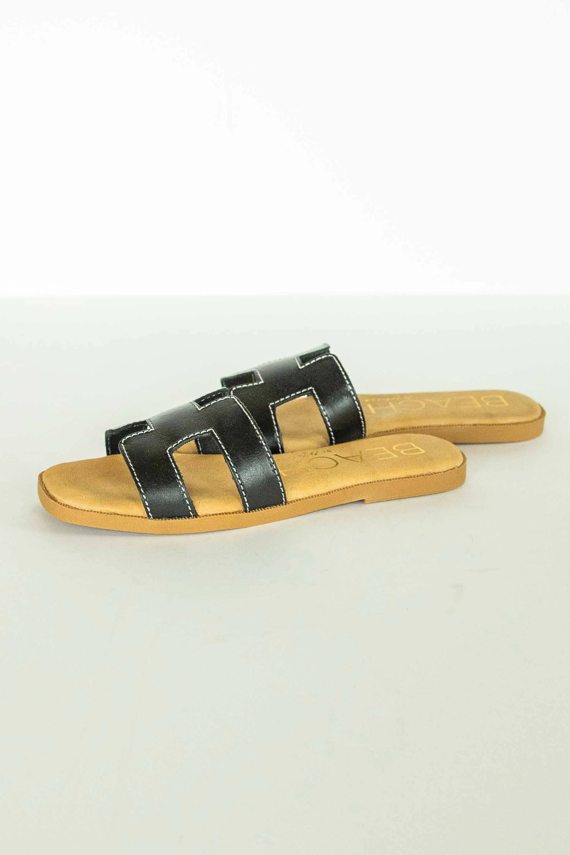 [BEACH MATISSE] ARLES SANDAL-BLACK