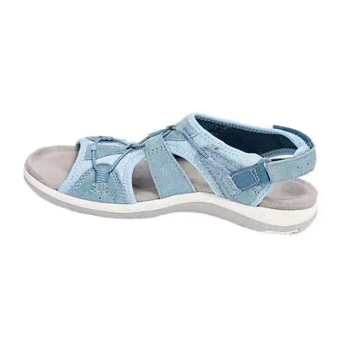 Beach Sandals Women Low-Top Round Toe Casual Sandals