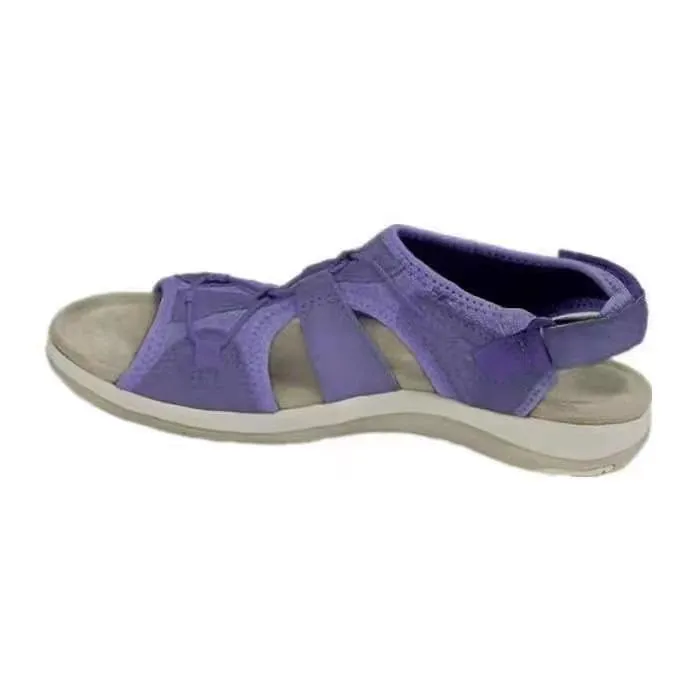 Beach Sandals Women Low-Top Round Toe Casual Sandals