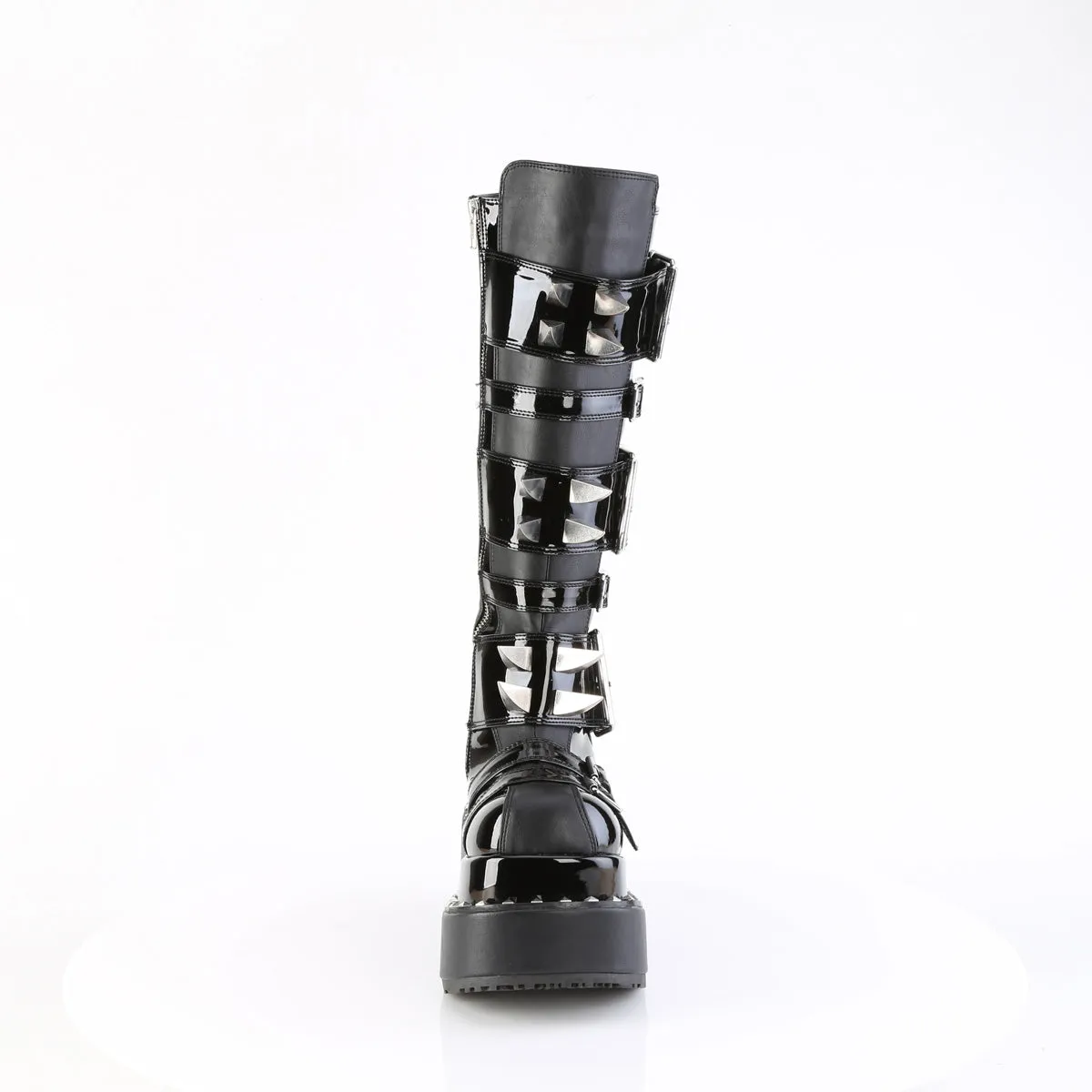 BEAR-215  Black Vegan Leather-Patent