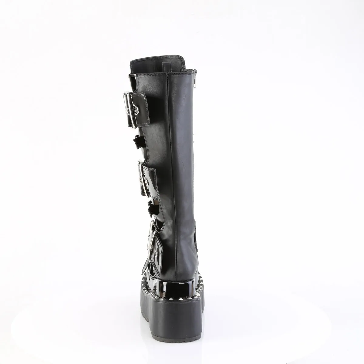 BEAR-215  Black Vegan Leather-Patent