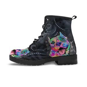 Black Pit Bull - Boots
