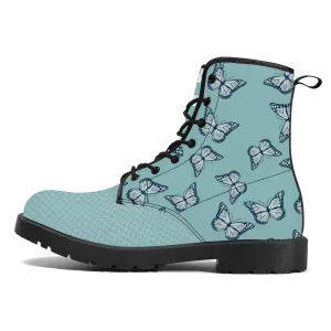Blue Butterfly Eisen Vegan Leather Boots