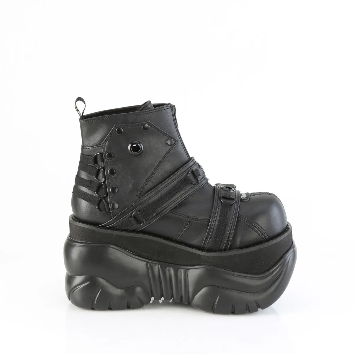 BOXER-60  Black Vegan Leather