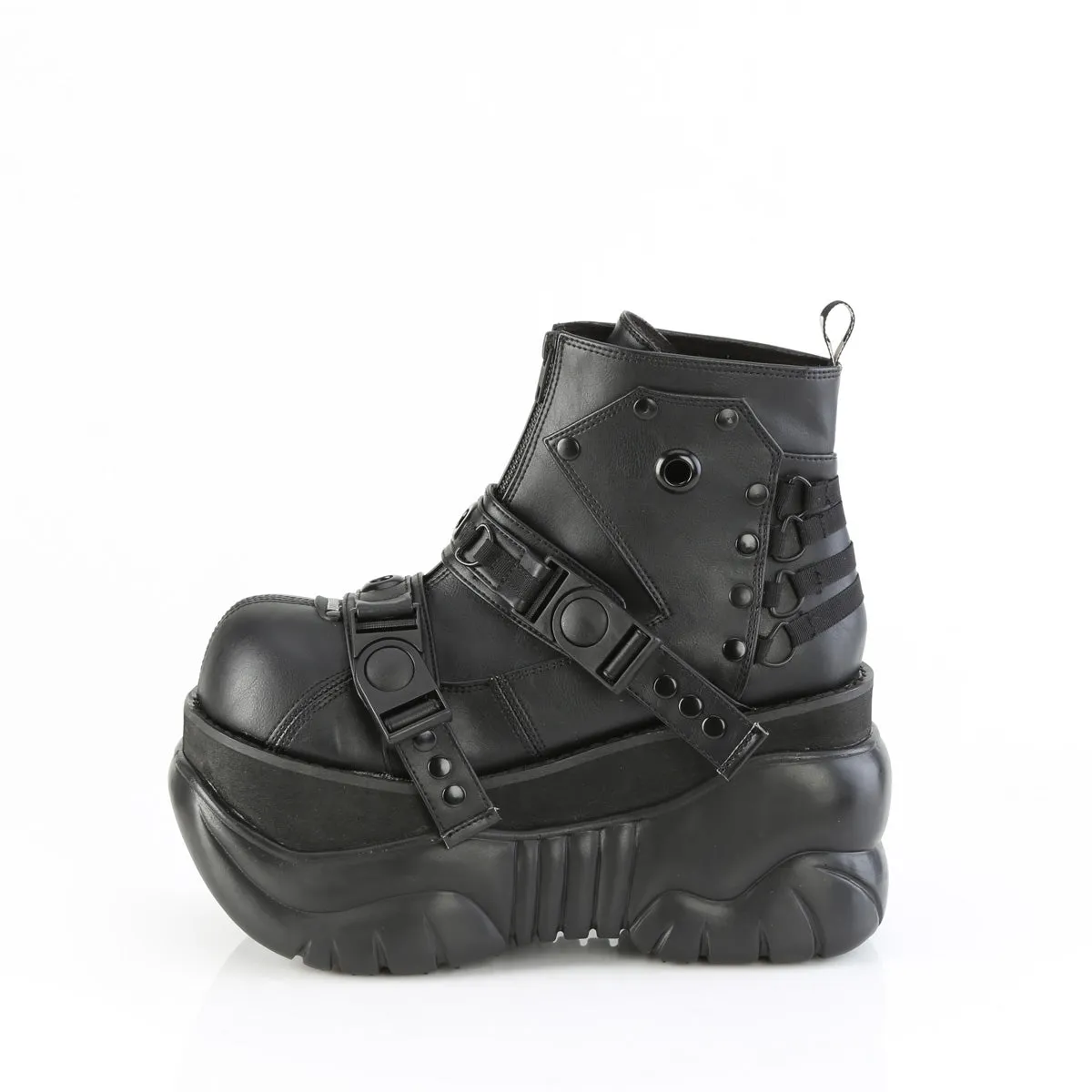 BOXER-60  Black Vegan Leather