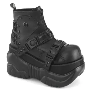 BOXER-60  Black Vegan Leather