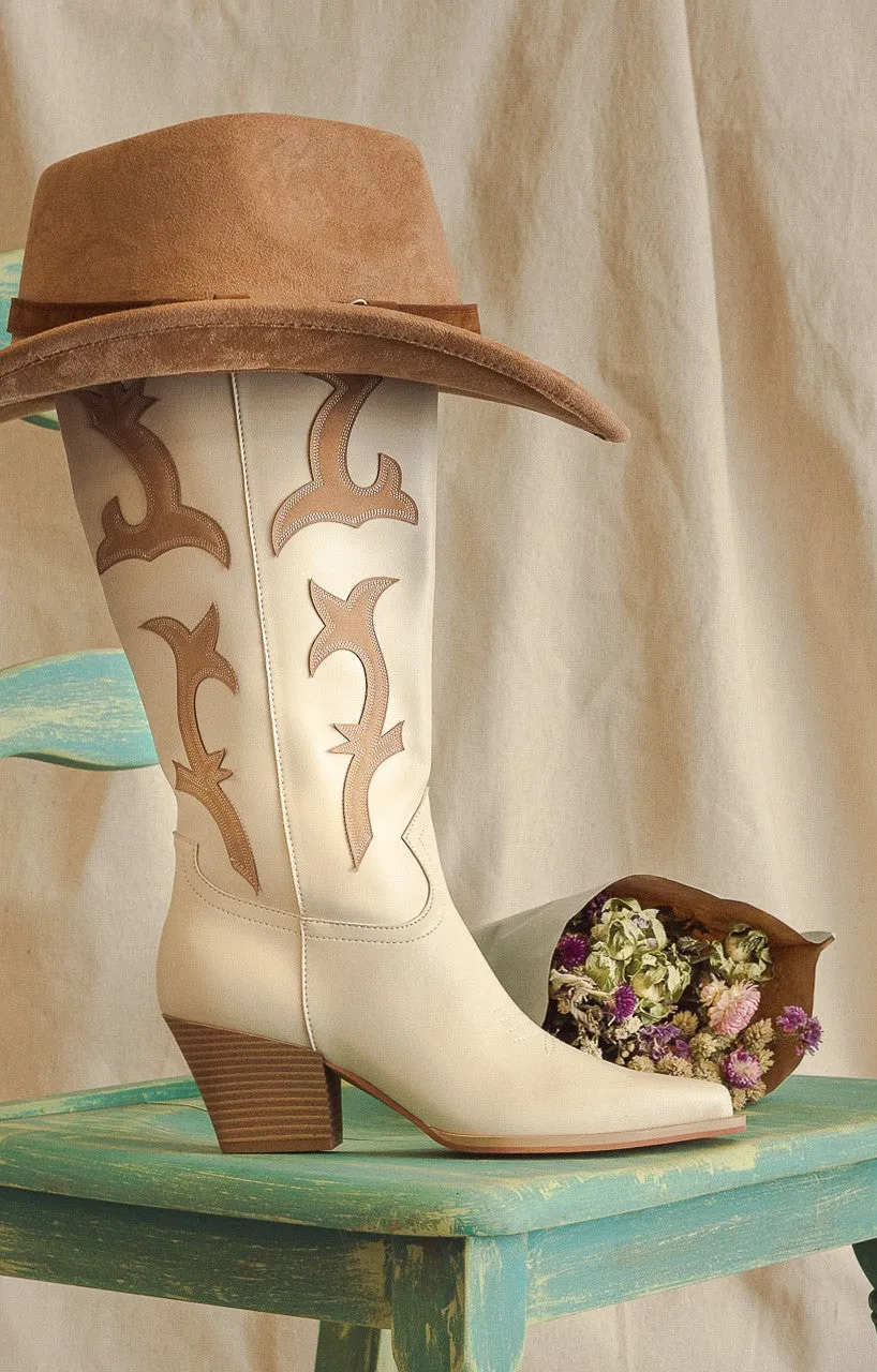 Brielle Boots -Beige