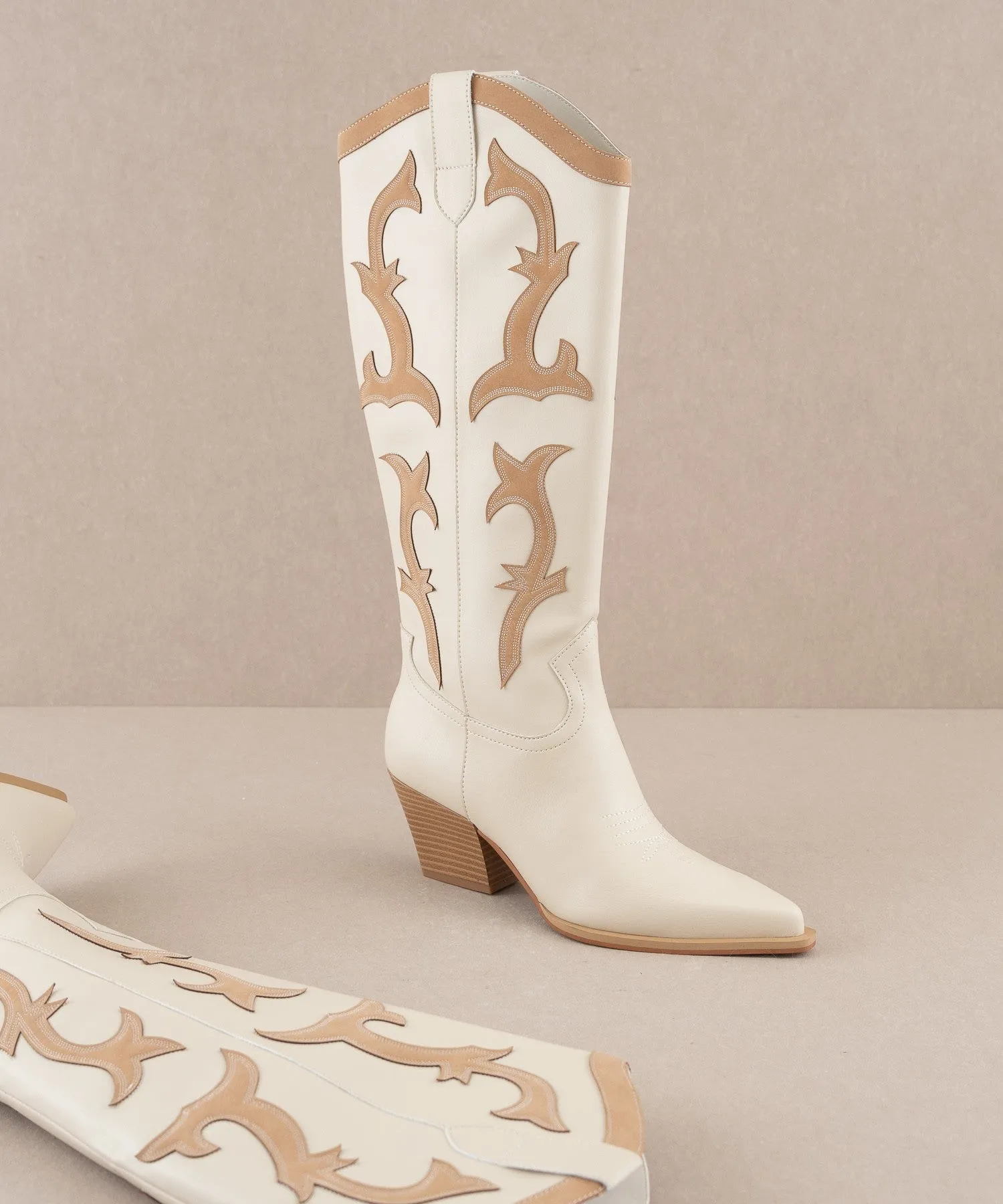 Brielle Boots -Beige