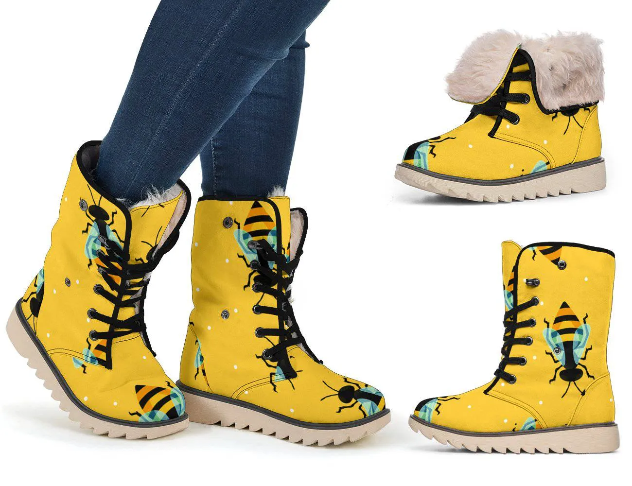 Bumble Bee Polar Boots