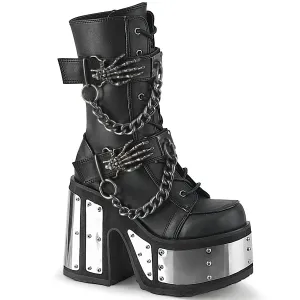 CAMEL-120  Black Vegan Leather