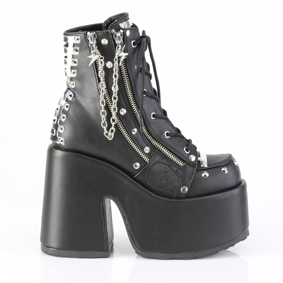 CAMEL-208  Black Vegan Leather