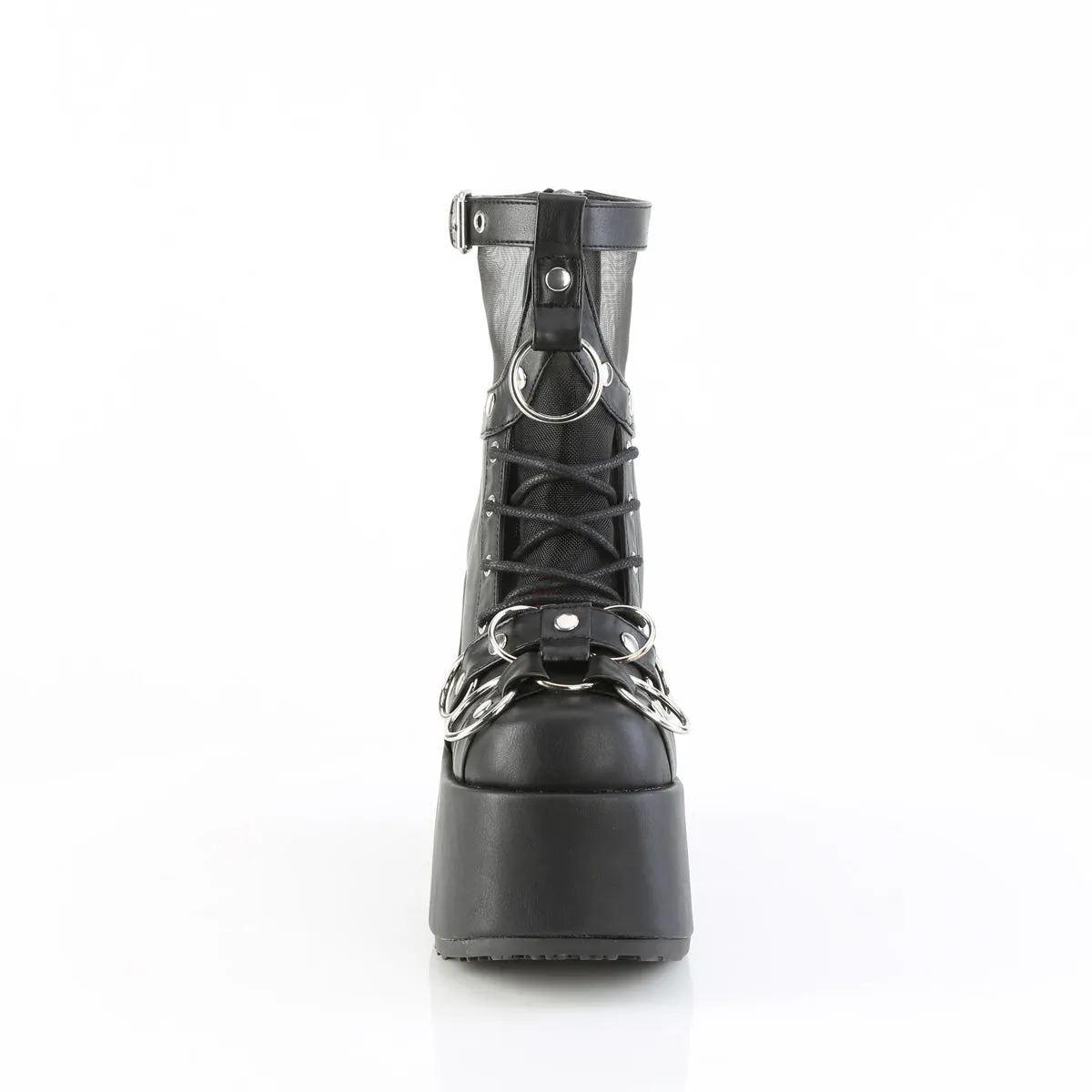 CAMEL-52  Black Vegan Leather