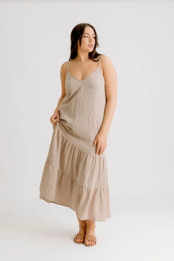 Clara Dress - Stone