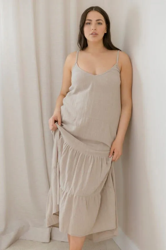 Clara Dress - Stone