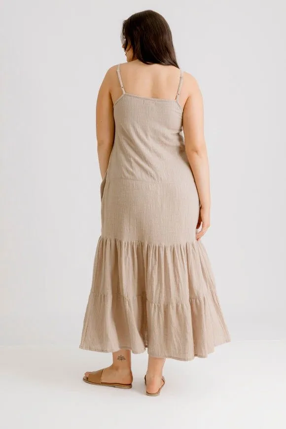 Clara Dress - Stone