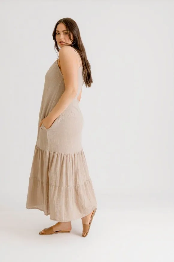 Clara Dress - Stone