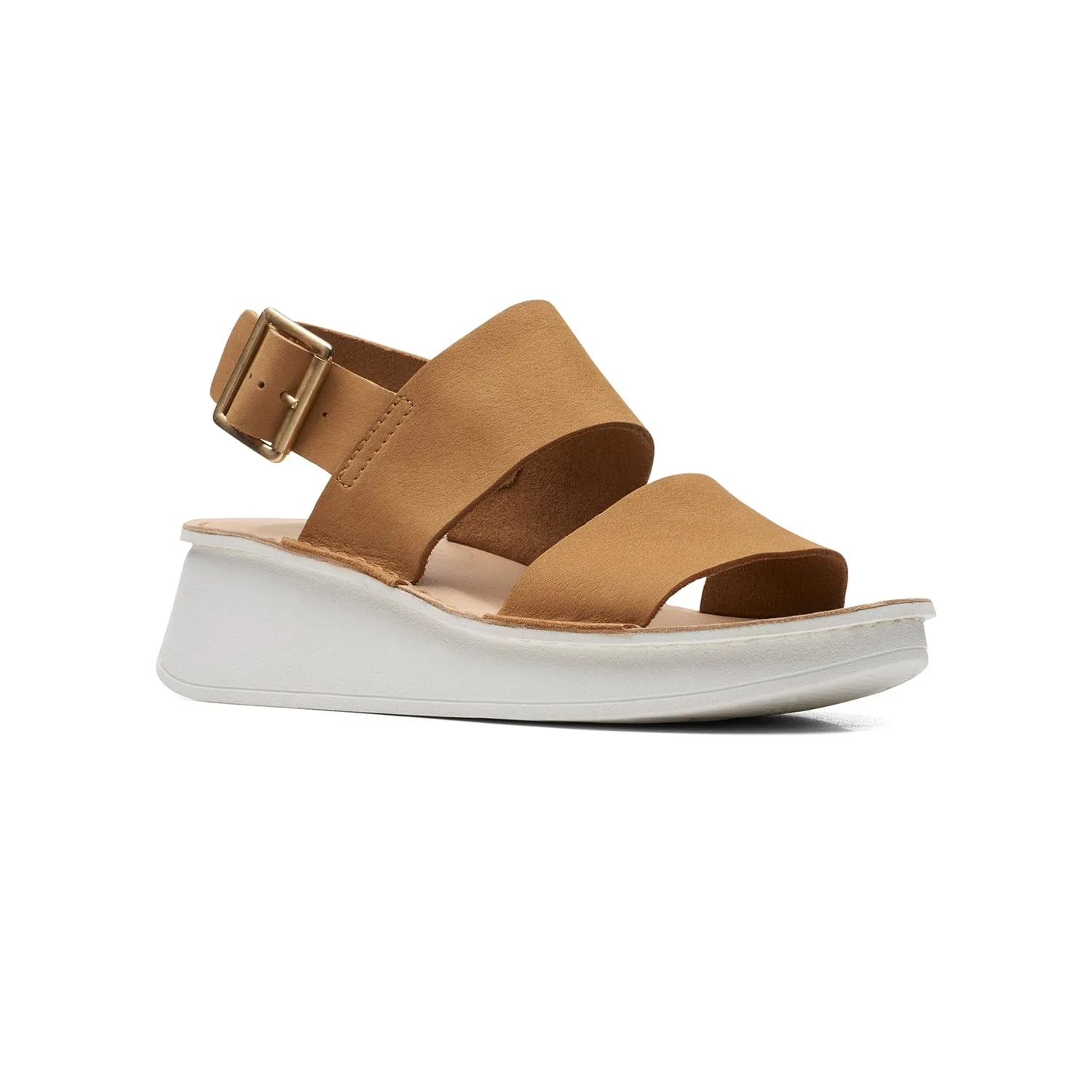 Clarks Velhill Strap - Sandals - Light Tan Nubuck - 261708234 - D Width (Standard Fit)