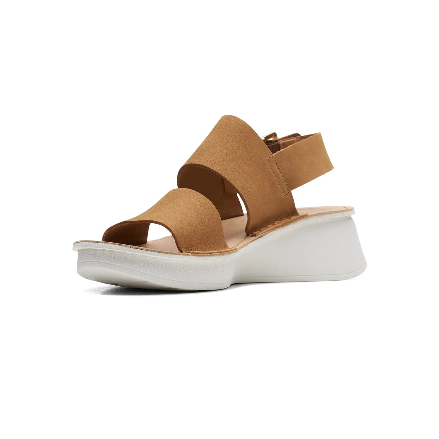 Clarks Velhill Strap - Sandals - Light Tan Nubuck - 261708234 - D Width (Standard Fit)