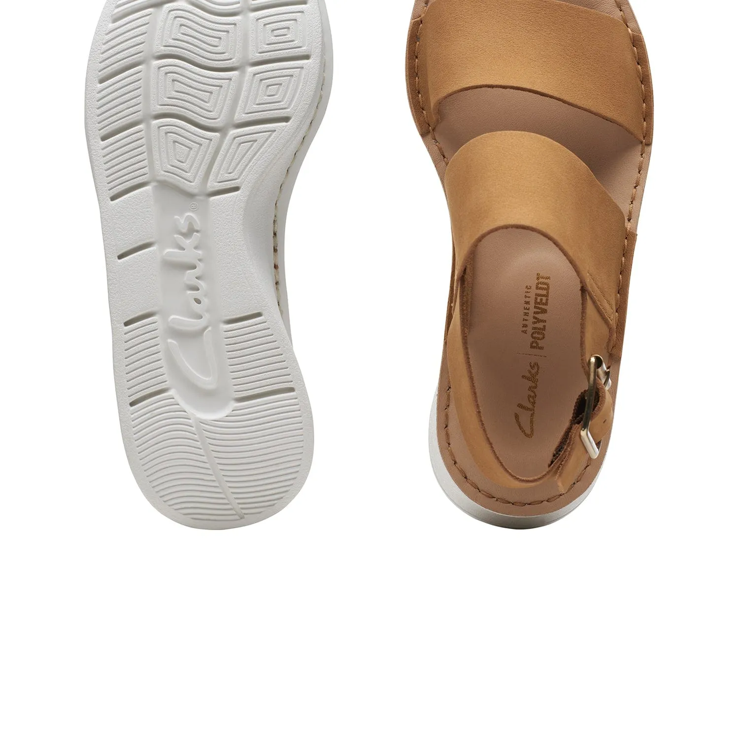Clarks Velhill Strap - Sandals - Light Tan Nubuck - 261708234 - D Width (Standard Fit)
