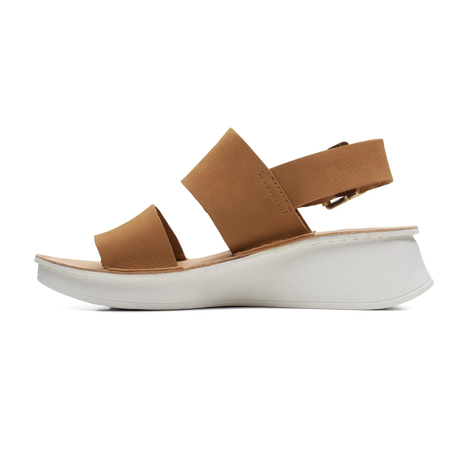 Clarks Velhill Strap - Sandals - Light Tan Nubuck - 261708234 - D Width (Standard Fit)