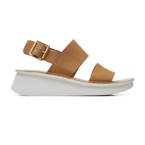 Clarks Velhill Strap - Sandals - Light Tan Nubuck - 261708234 - D Width (Standard Fit)