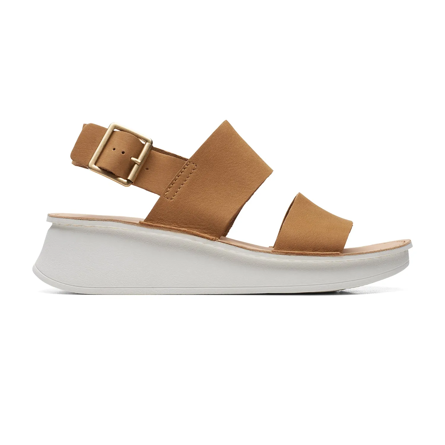Clarks Velhill Strap - Sandals - Light Tan Nubuck - 261708234 - D Width (Standard Fit)
