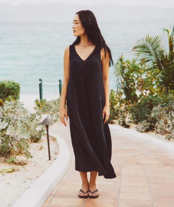 Corinne Maxi Dress in Black