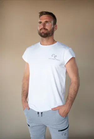 Curve Hem Tee - Snow