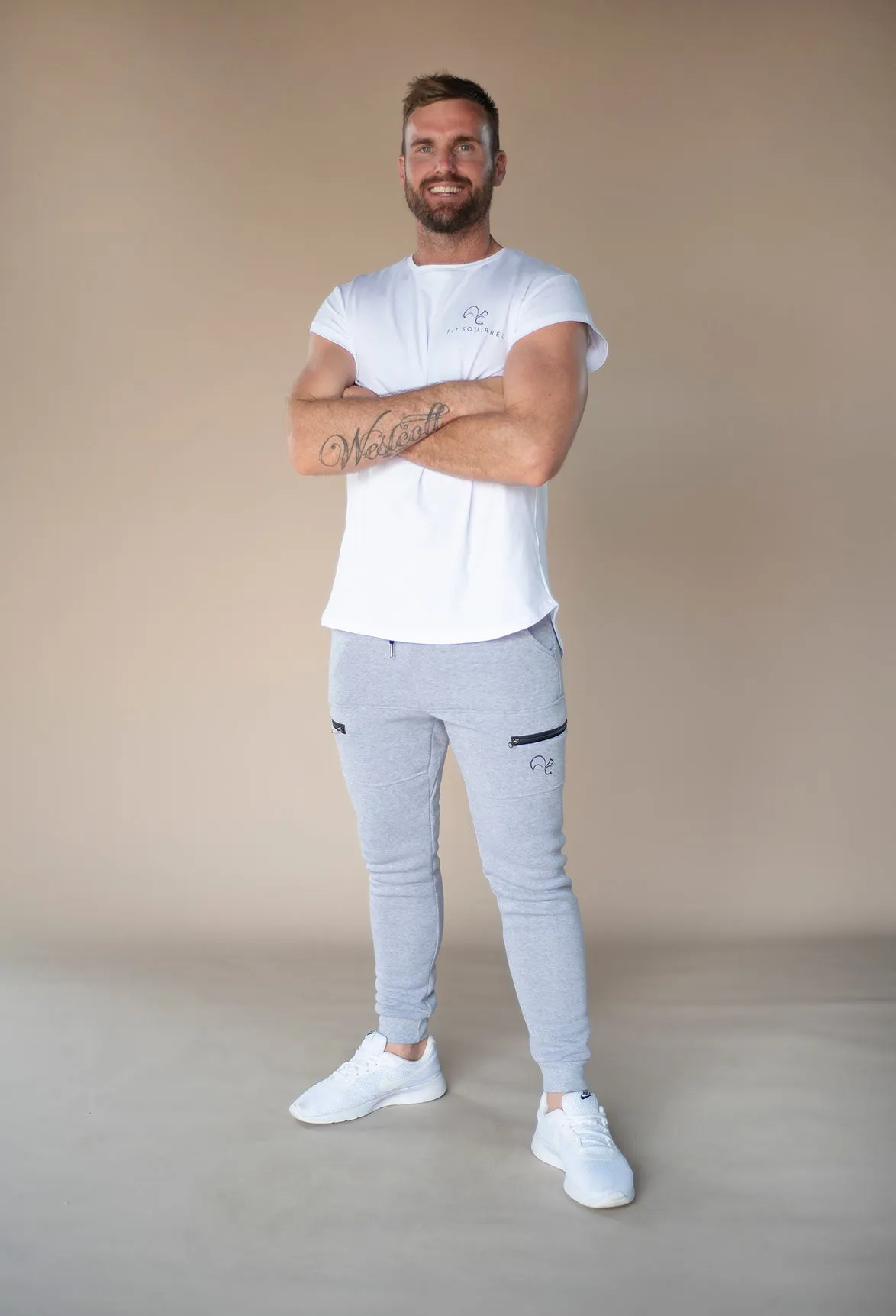 Curve Hem Tee - Snow