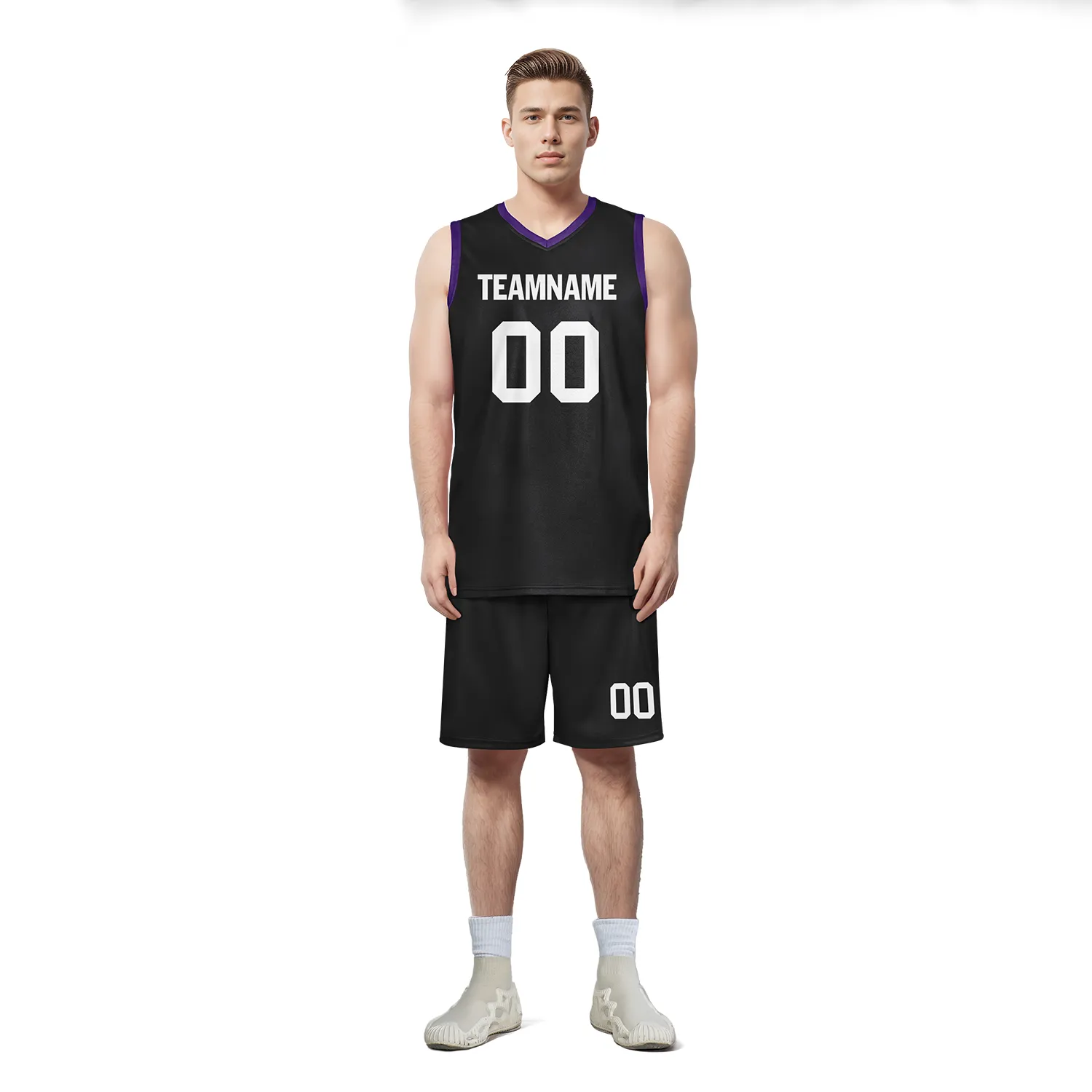 Custom Black Classic Style Sports Uniform Basketball Jersey BBJ01-bd0a70ce