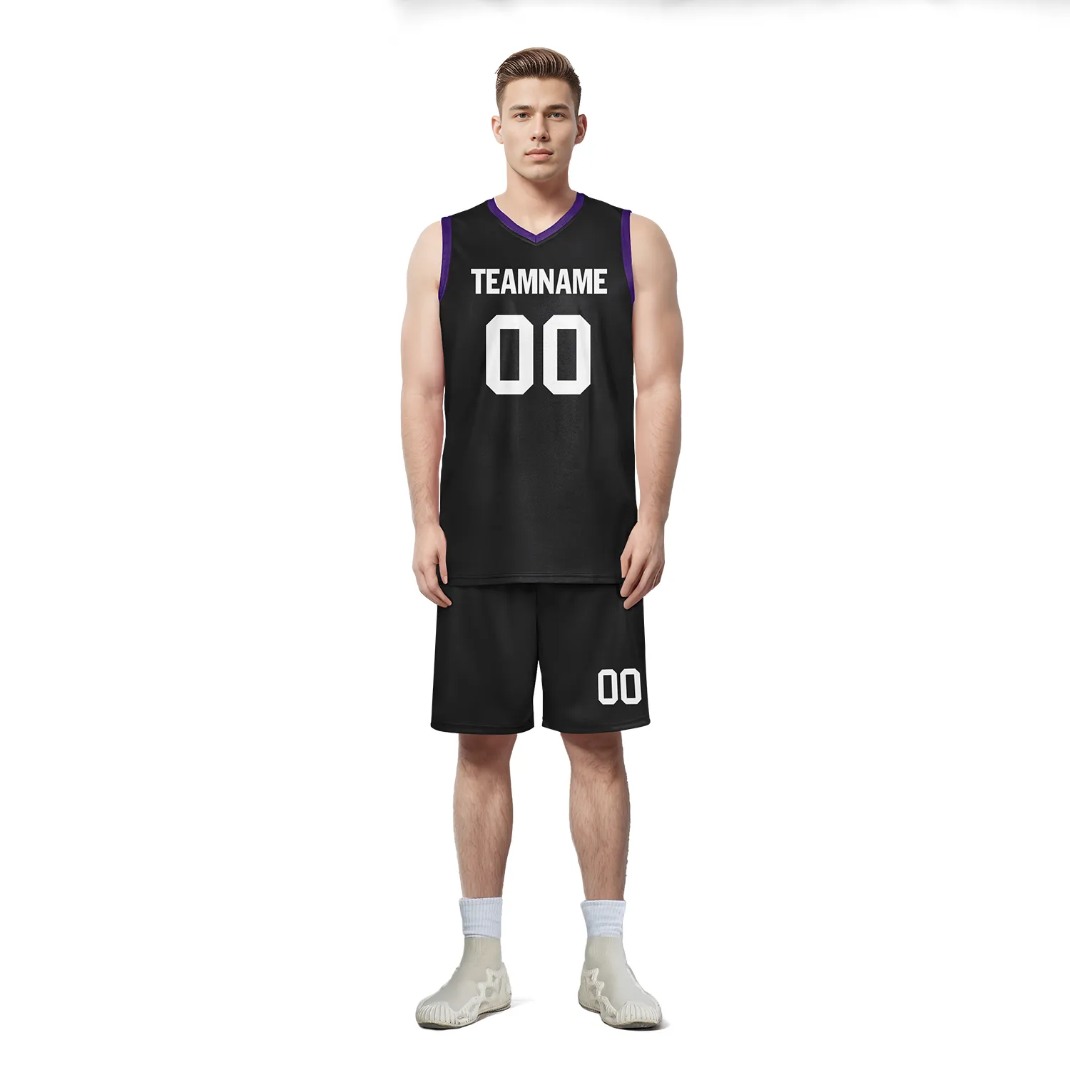 Custom Black Classic Style Sports Uniform Basketball Jersey BBJ01-bd0a70ce