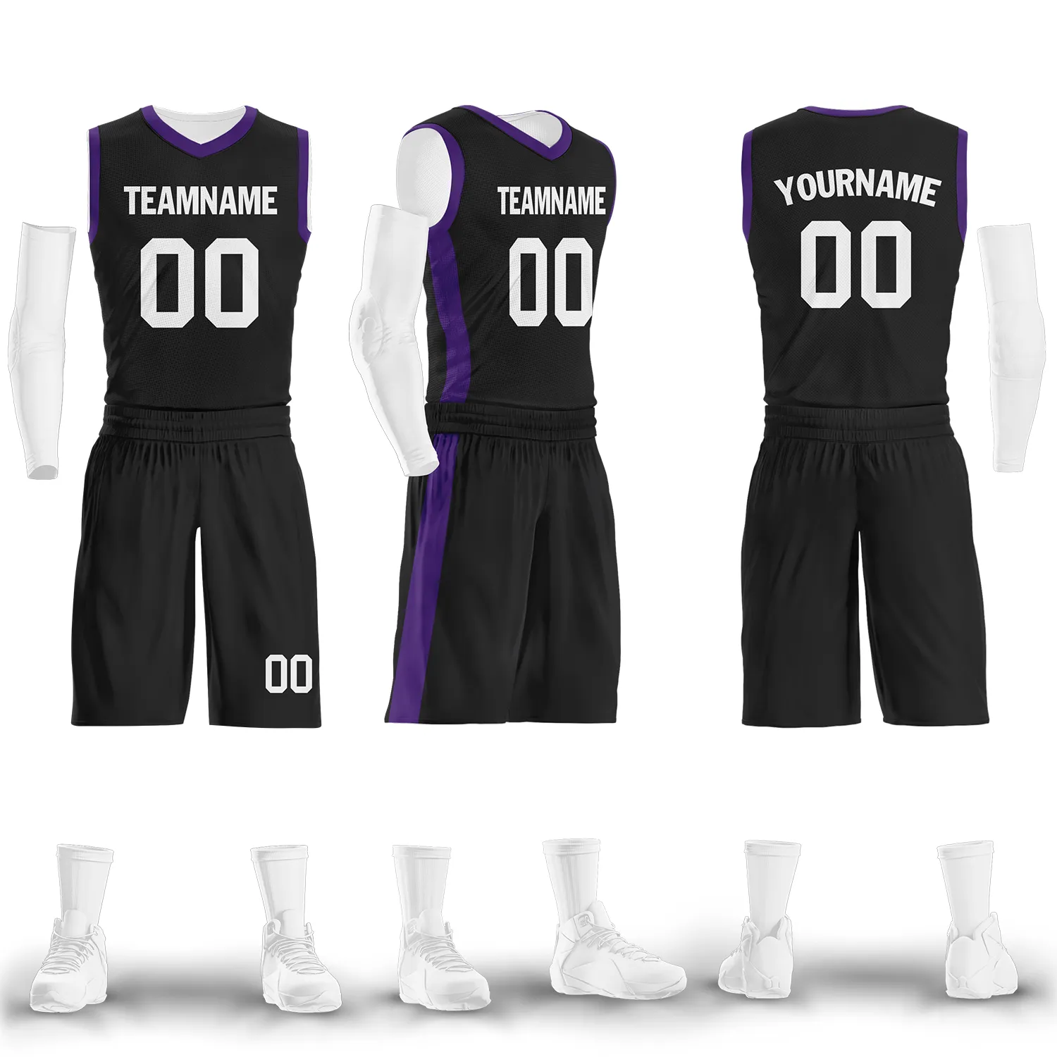 Custom Black Classic Style Sports Uniform Basketball Jersey BBJ01-bd0a70ce