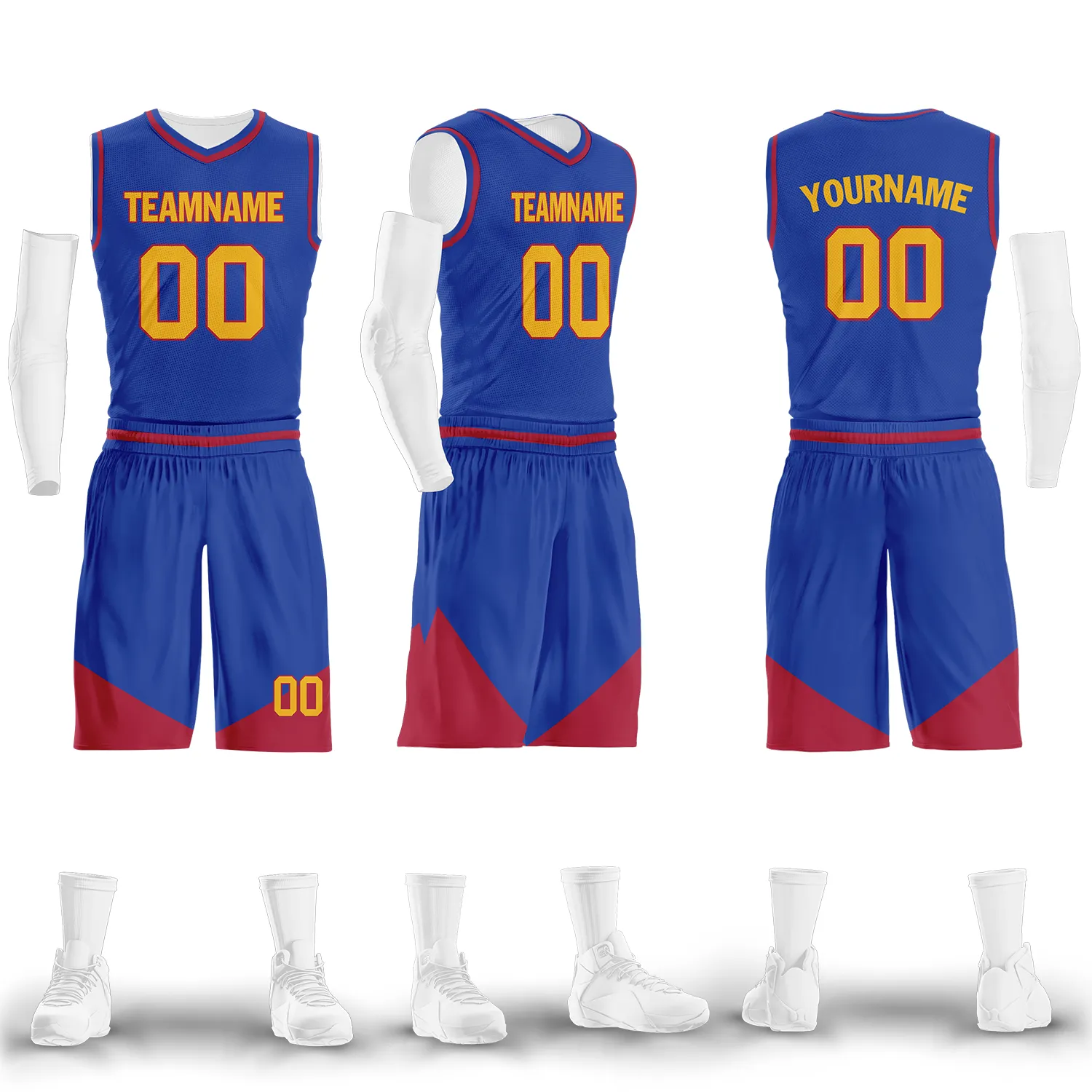 Custom Blue Classic Style Sports Uniform Basketball Jersey BBJ01-bd0a70b9