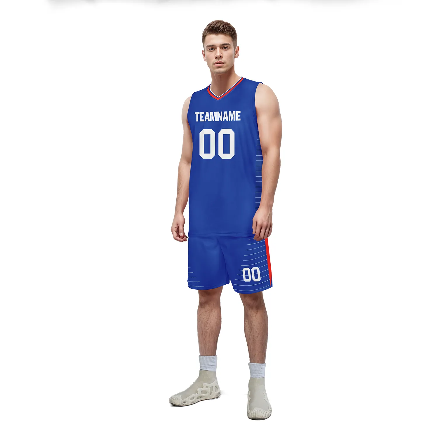 Custom Blue Classic Style Sports Uniform Basketball Jersey BBJ01-bd0a70ca